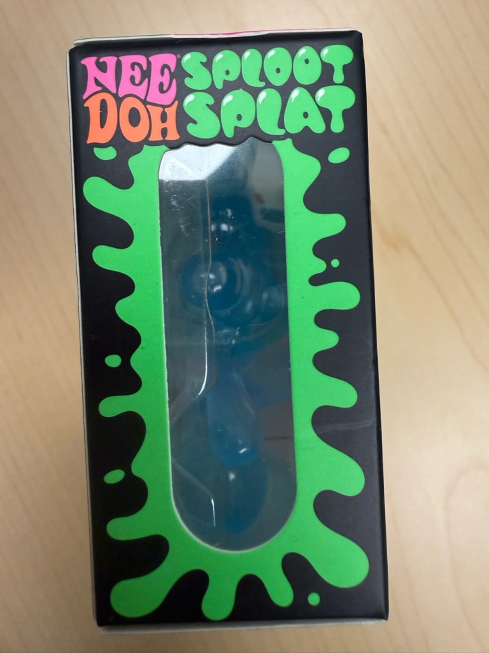 Nee Doh Sploot Splat Kids Sensory Toy - Blue - Picture 2 of 4